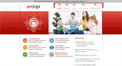 Desktop Screenshot of genjoga.com