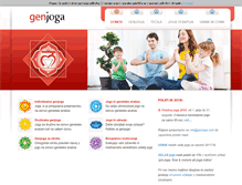 Tablet Screenshot of genjoga.com